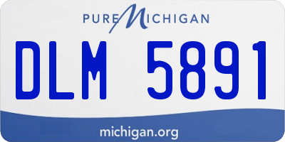 MI license plate DLM5891
