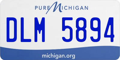 MI license plate DLM5894