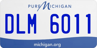 MI license plate DLM6011