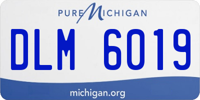 MI license plate DLM6019