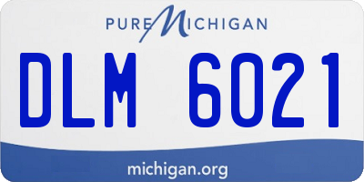 MI license plate DLM6021