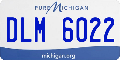MI license plate DLM6022