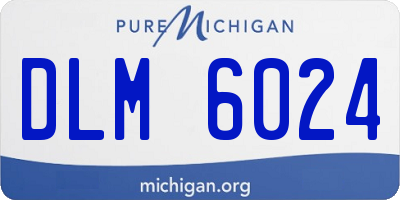 MI license plate DLM6024