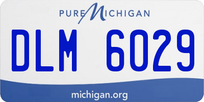 MI license plate DLM6029