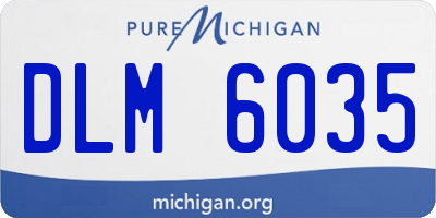 MI license plate DLM6035