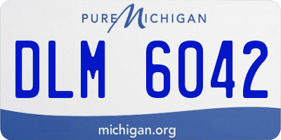 MI license plate DLM6042