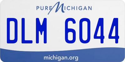MI license plate DLM6044