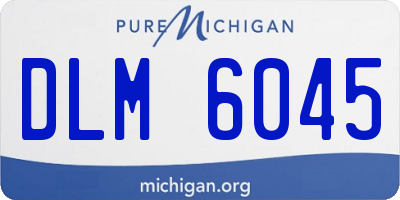 MI license plate DLM6045