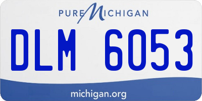 MI license plate DLM6053