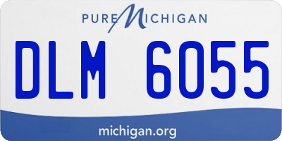 MI license plate DLM6055