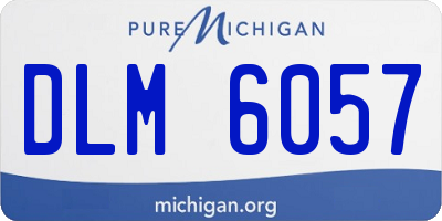 MI license plate DLM6057