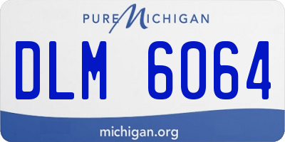 MI license plate DLM6064