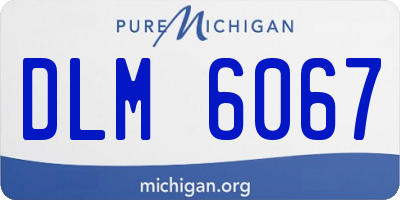 MI license plate DLM6067
