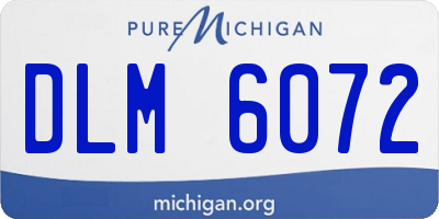 MI license plate DLM6072