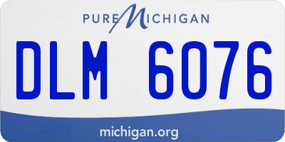 MI license plate DLM6076