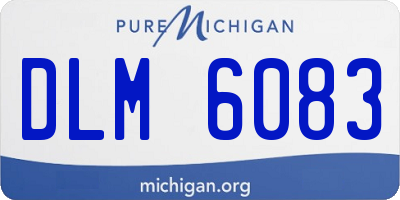 MI license plate DLM6083