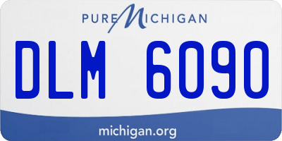 MI license plate DLM6090