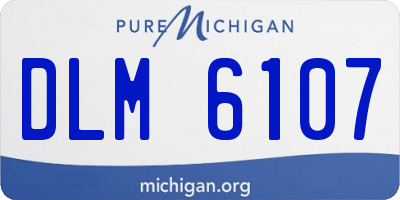 MI license plate DLM6107