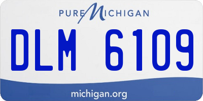 MI license plate DLM6109