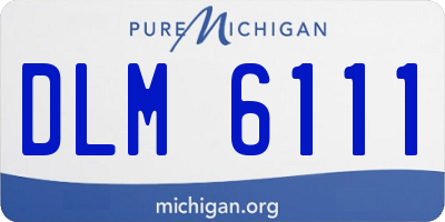 MI license plate DLM6111