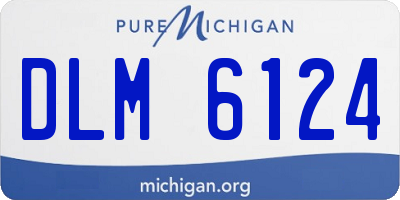 MI license plate DLM6124