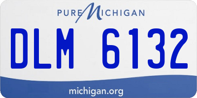 MI license plate DLM6132