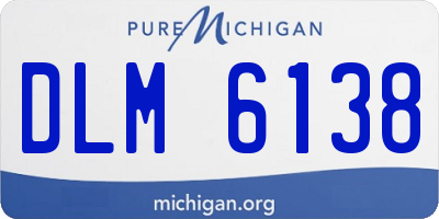 MI license plate DLM6138