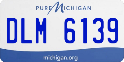 MI license plate DLM6139
