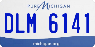 MI license plate DLM6141