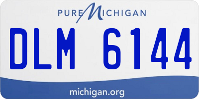MI license plate DLM6144