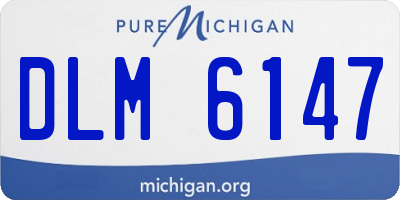 MI license plate DLM6147