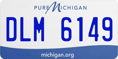 MI license plate DLM6149