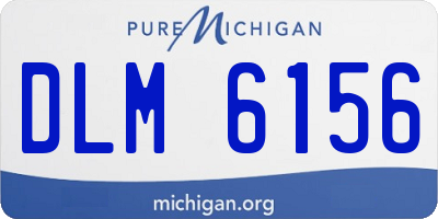 MI license plate DLM6156