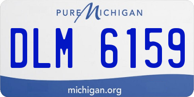 MI license plate DLM6159
