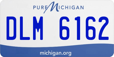 MI license plate DLM6162