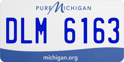 MI license plate DLM6163