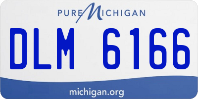 MI license plate DLM6166