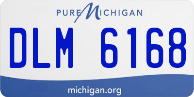 MI license plate DLM6168