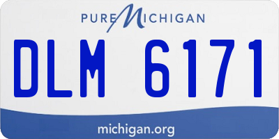 MI license plate DLM6171