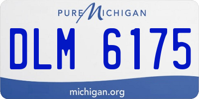 MI license plate DLM6175