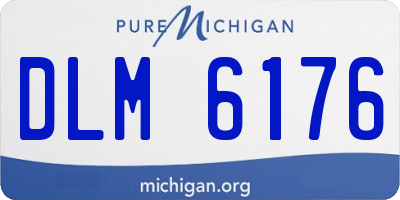 MI license plate DLM6176