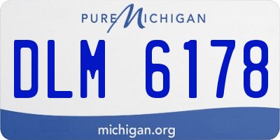 MI license plate DLM6178