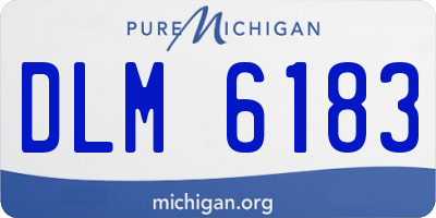 MI license plate DLM6183