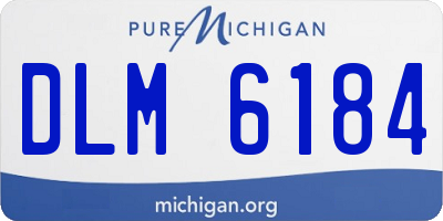 MI license plate DLM6184