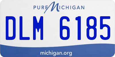 MI license plate DLM6185