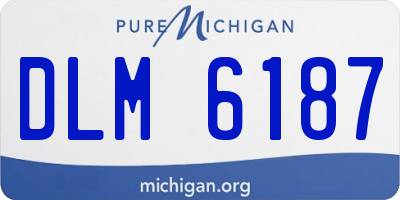 MI license plate DLM6187
