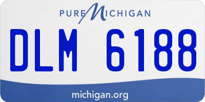 MI license plate DLM6188