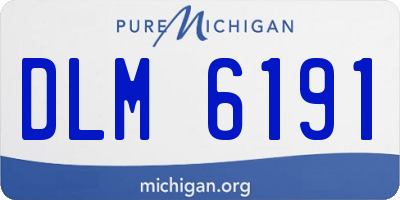 MI license plate DLM6191