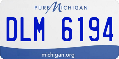 MI license plate DLM6194