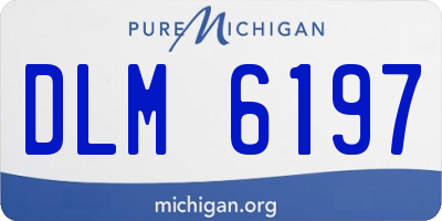 MI license plate DLM6197